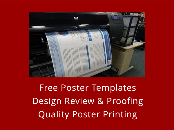 POSTER PRINTING SERVICE - Free Poster Templates - Design Review & Proofing - Quality Poster Printing